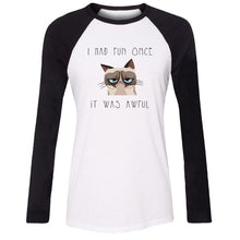 Load image into Gallery viewer, Cat Quotes Long Sleeve Shirt