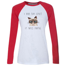 Load image into Gallery viewer, Cat Quotes Long Sleeve Shirt