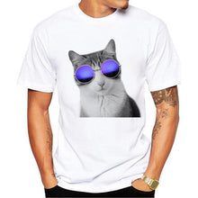 Load image into Gallery viewer, Funny Cat In Pocket Design T-Shirt