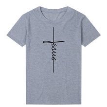 Load image into Gallery viewer, Jesus Cross T-shirt