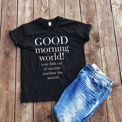 Good Morning World T-shirt