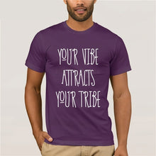 Load image into Gallery viewer, Your Vibe Attracts Your Tribe Shirt