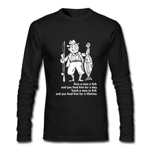 Load image into Gallery viewer, Long Sleeve Black T-Shirt