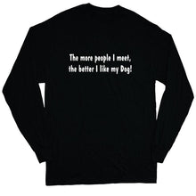 Load image into Gallery viewer, Dog Lovers Long Sleeve T-shirt